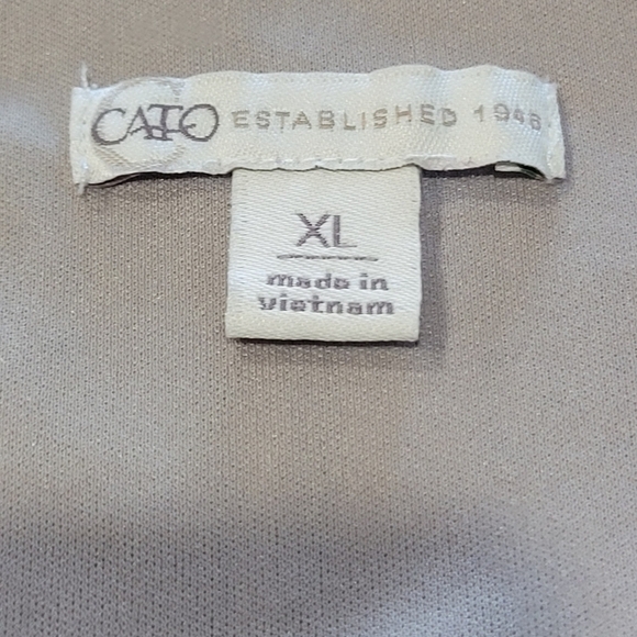 CATO Sz XL Geometric Sleeveless Open Back Midi Dress - Picture 8 of 8